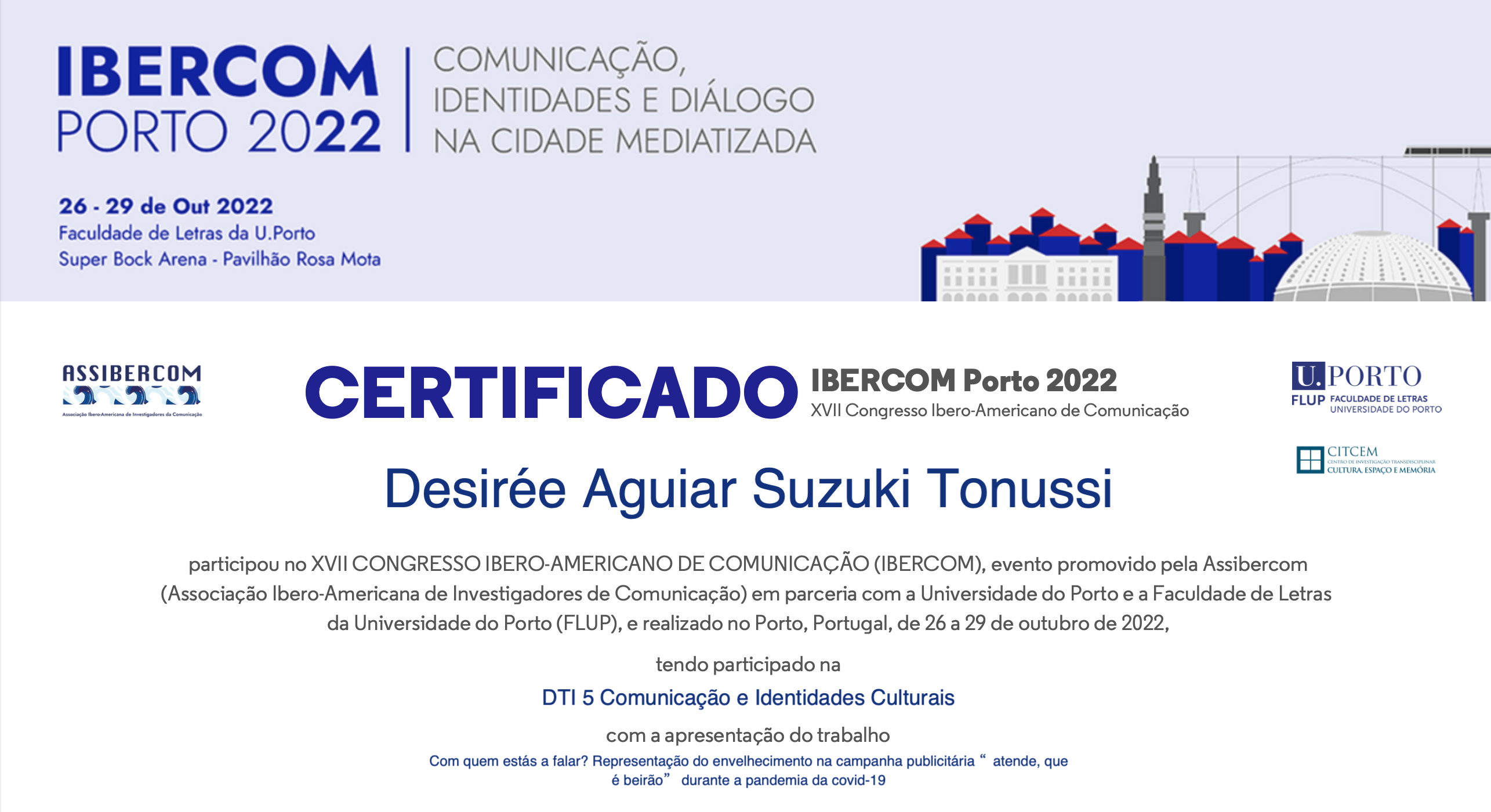 XVII CONGRESSO IBERO-AMERICANO DE COMUNICAÇÃO | IBERCOM (2022)