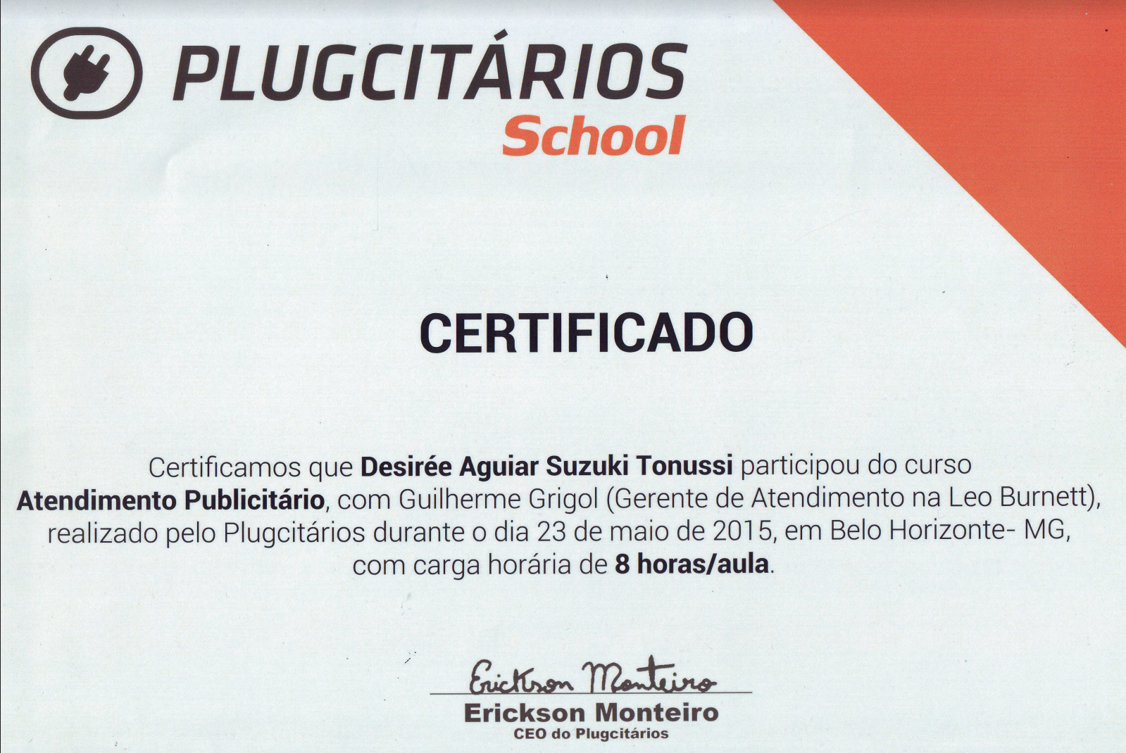 Curso de Atendimento Publicitário | Plugcitários School (2015)