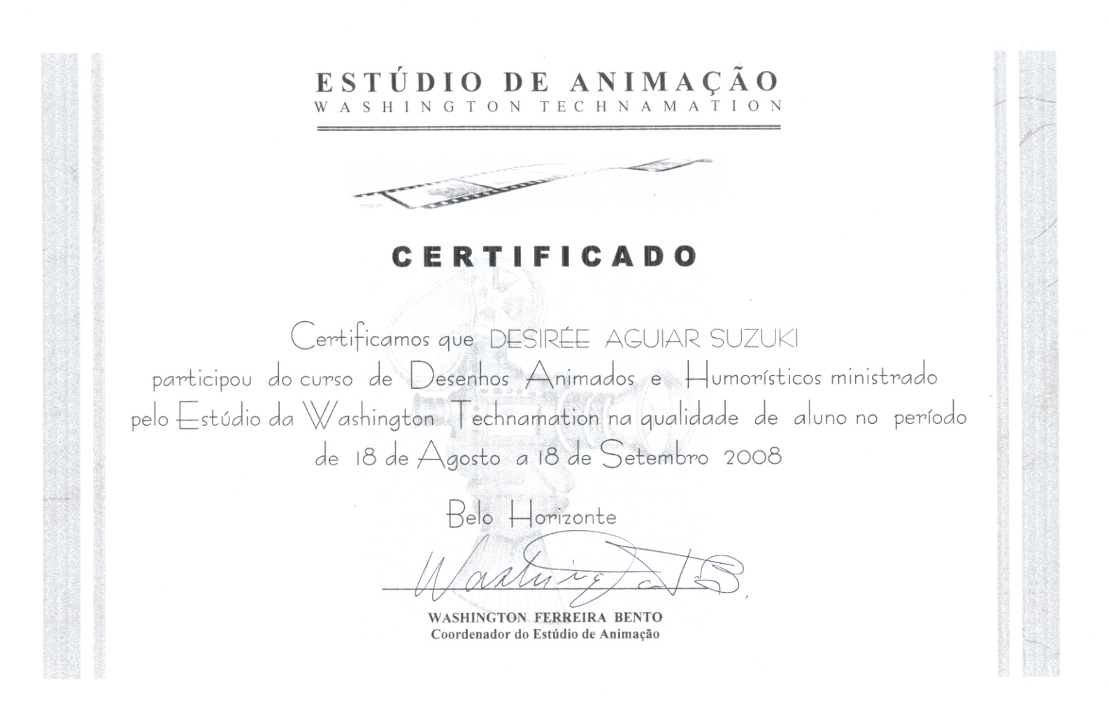 Desenhos Animados e Humorísticos - Estúdio Washington Technamation (2008)