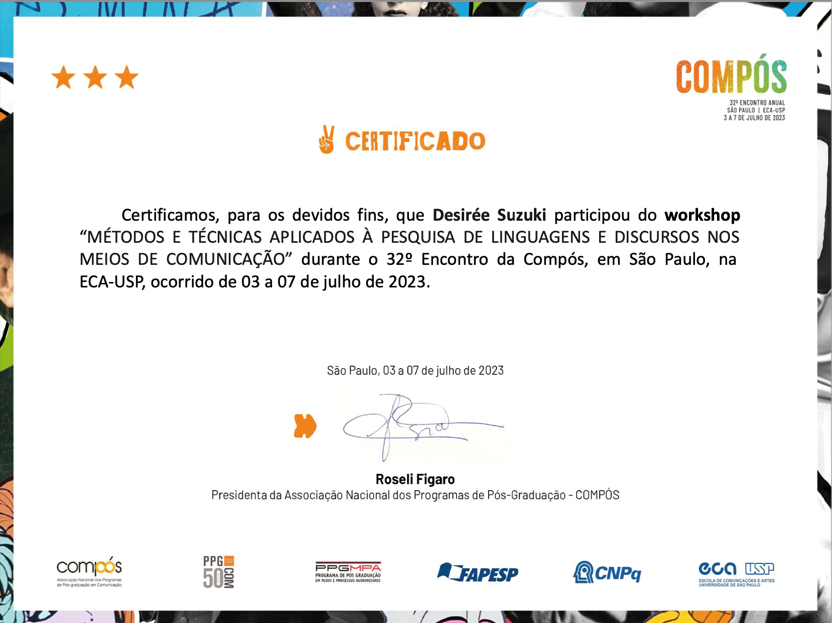 Workshop Métodos e Técnicas Aplicados à pesquisa de Linguagens e Discursos nos Meios de Comunicação da COMPÓS (2023)