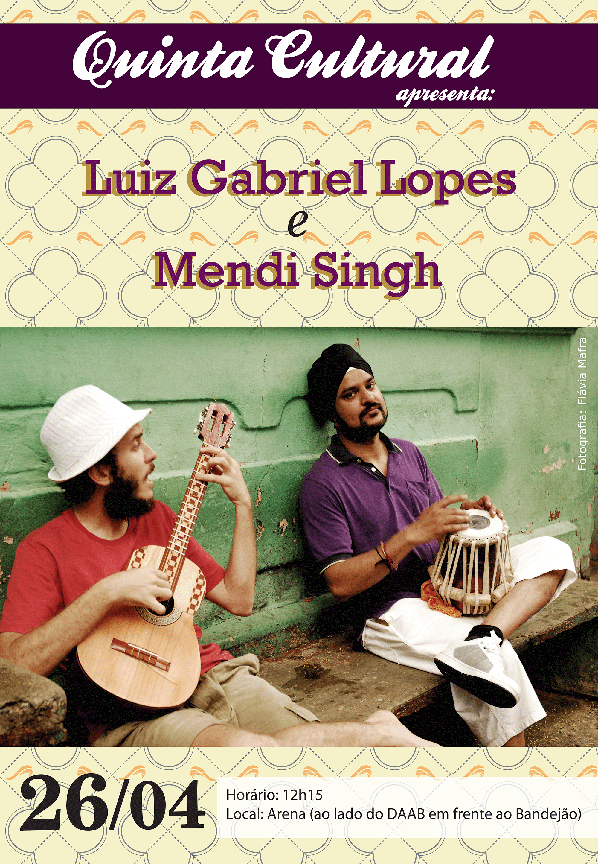 Quinta Cultural | Luiz Gabriel e Mendi Singh